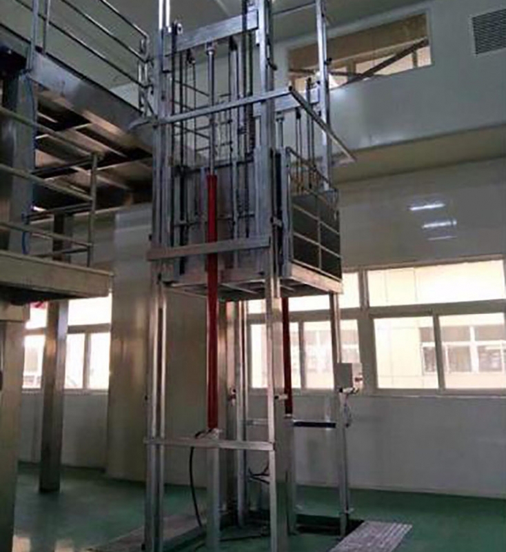 導(dǎo)軌鏈條式液壓升降機(jī)